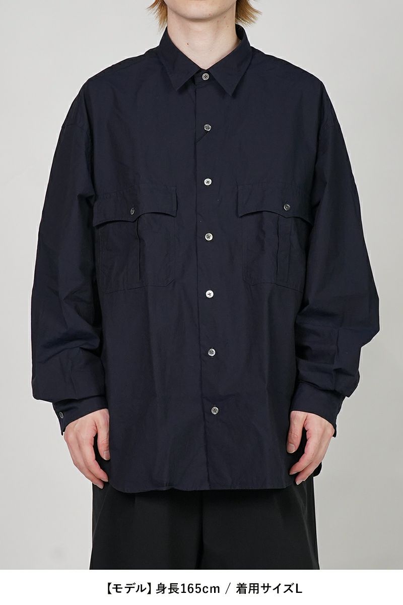 Porter Classic(ポータークラシック)ROLL UP COTTON SHIRT ロールアップコットンシャツ PC-016-3359 -21