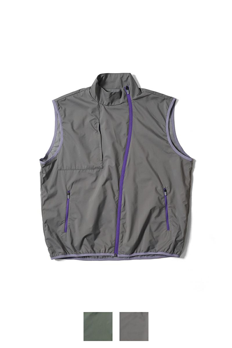 MARMOT(マーモット キャピタル)CURVE ZIP UP NYLON VEST カーブジップアップナイロンベスト 25SS-L3-09
