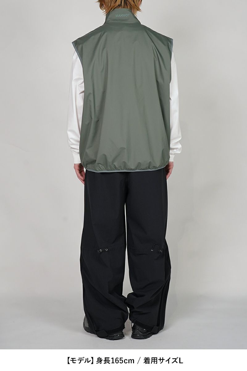 MARMOT(マーモット キャピタル)CURVE ZIP UP NYLON VEST カーブジップアップナイロンベスト 25SS-L3-09 -10