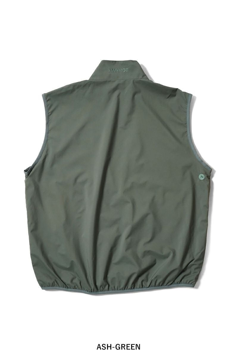 MARMOT(マーモット キャピタル)CURVE ZIP UP NYLON VEST カーブジップアップナイロンベスト 25SS-L3-09 -25