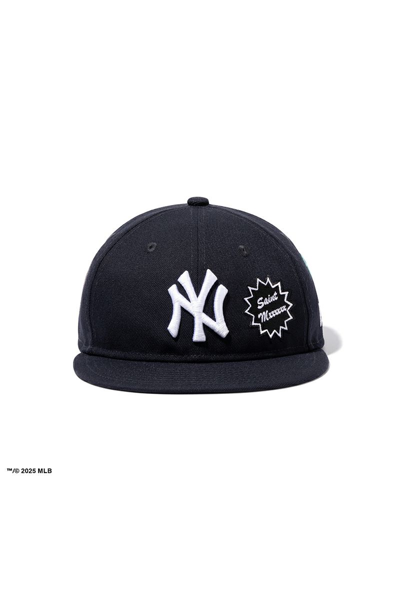 SAINT Mxxxxxx(セントマイケル)SM-HR8-0000-C50 / NE_CAP / YANKEES / NAVY ニューヨーク ヤンキース New Era ニューエラキャップ -1