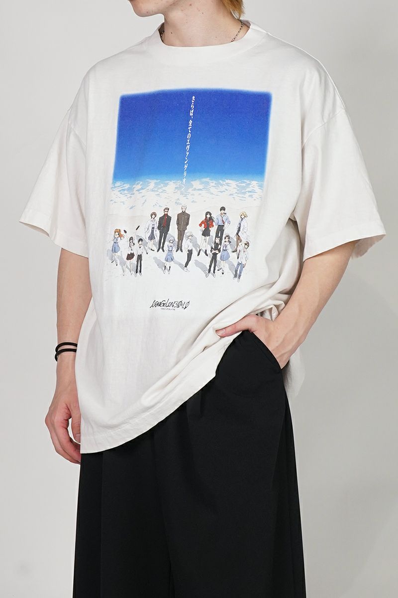 SAINT Mxxxxxx(セントマイケル)SM-HR8-0000-C12 / EV_SS TEE / BLUE / WHITE 半袖Tシャツ エヴァンゲリオン -1