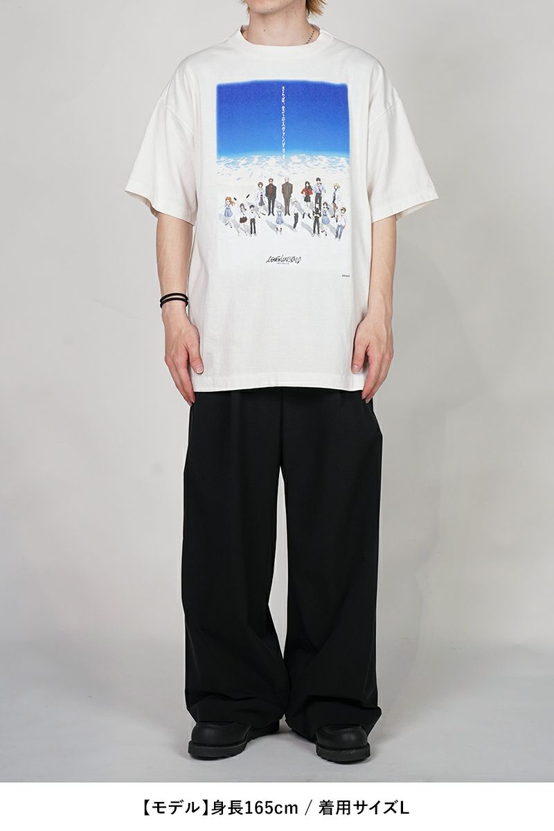 SAINT Mxxxxxx(セントマイケル)SM-HR8-0000-C12 / EV_SS TEE / BLUE / WHITE 半袖Tシャツ エヴァンゲリオン -5
