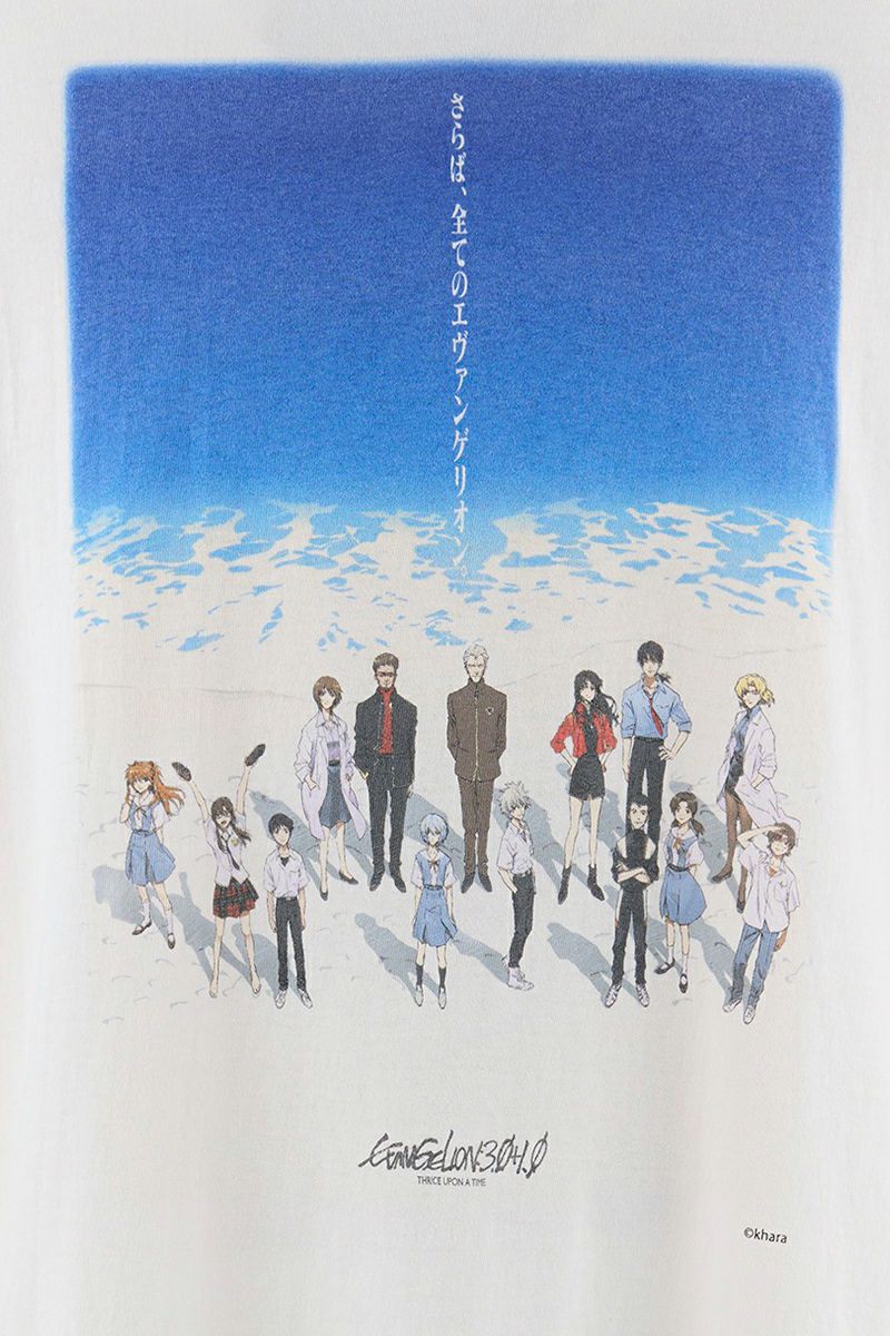 SAINT Mxxxxxx(セントマイケル)SM-HR8-0000-C12 / EV_SS TEE / BLUE / WHITE 半袖Tシャツ エヴァンゲリオン -17