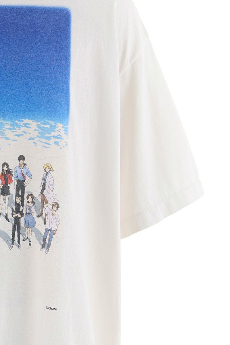SAINT Mxxxxxx(セントマイケル)SM-HR8-0000-C12 / EV_SS TEE / BLUE / WHITE 半袖Tシャツ エヴァンゲリオン -18