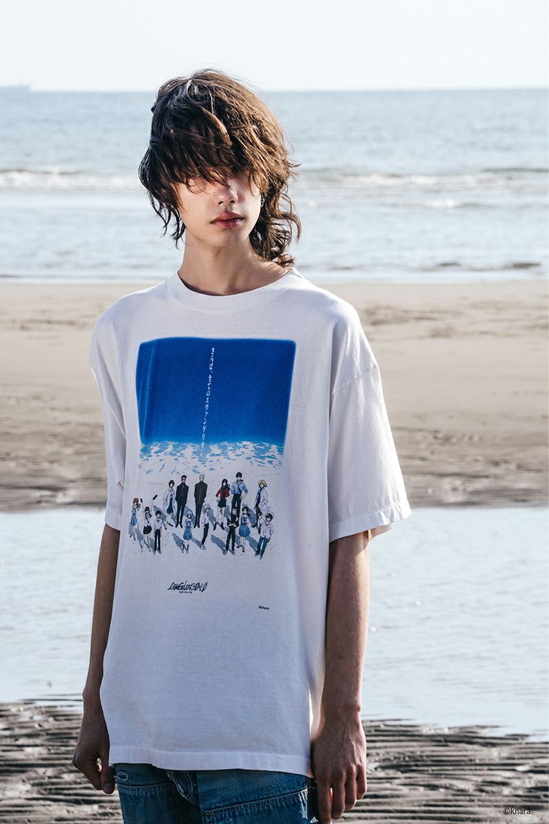 SAINT Mxxxxxx(セントマイケル)SM-HR8-0000-C12 / EV_SS TEE / BLUE / WHITE 半袖Tシャツ エヴァンゲリオン -20
