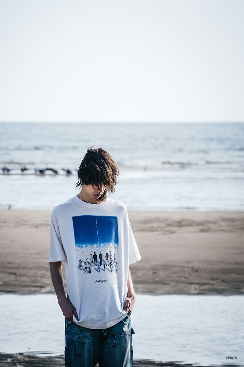 SAINT Mxxxxxx(セントマイケル)SM-HR8-0000-C12 / EV_SS TEE / BLUE / WHITE 半袖Tシャツ エヴァンゲリオン -22