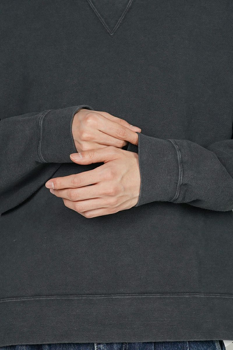 visvim(ビズビム)JUMBO SB SWEAT LS DMGD ジャンボスウェット長袖ダメージド 0125105010022 -4