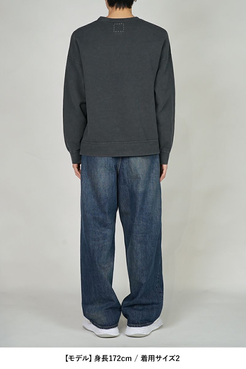 visvim(ビズビム)JUMBO SB SWEAT LS DMGD ジャンボスウェット長袖ダメージド 0125105010022 -6