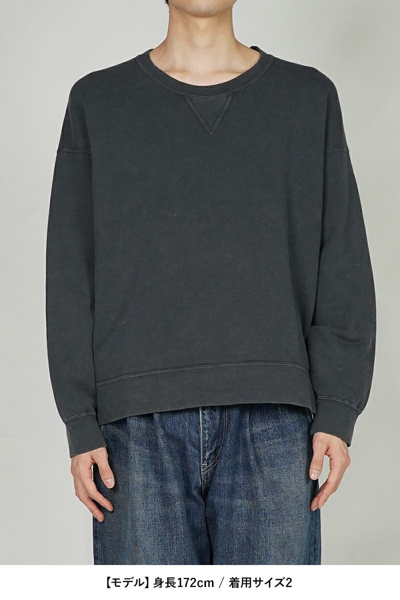 visvim(ビズビム)JUMBO SB SWEAT LS DMGD ジャンボスウェット長袖ダメージド 0125105010022 -7
