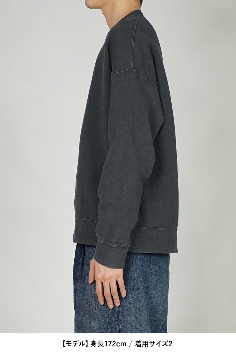 visvim(ビズビム)JUMBO SB SWEAT LS DMGD ジャンボスウェット長袖ダメージド 0125105010022 -8