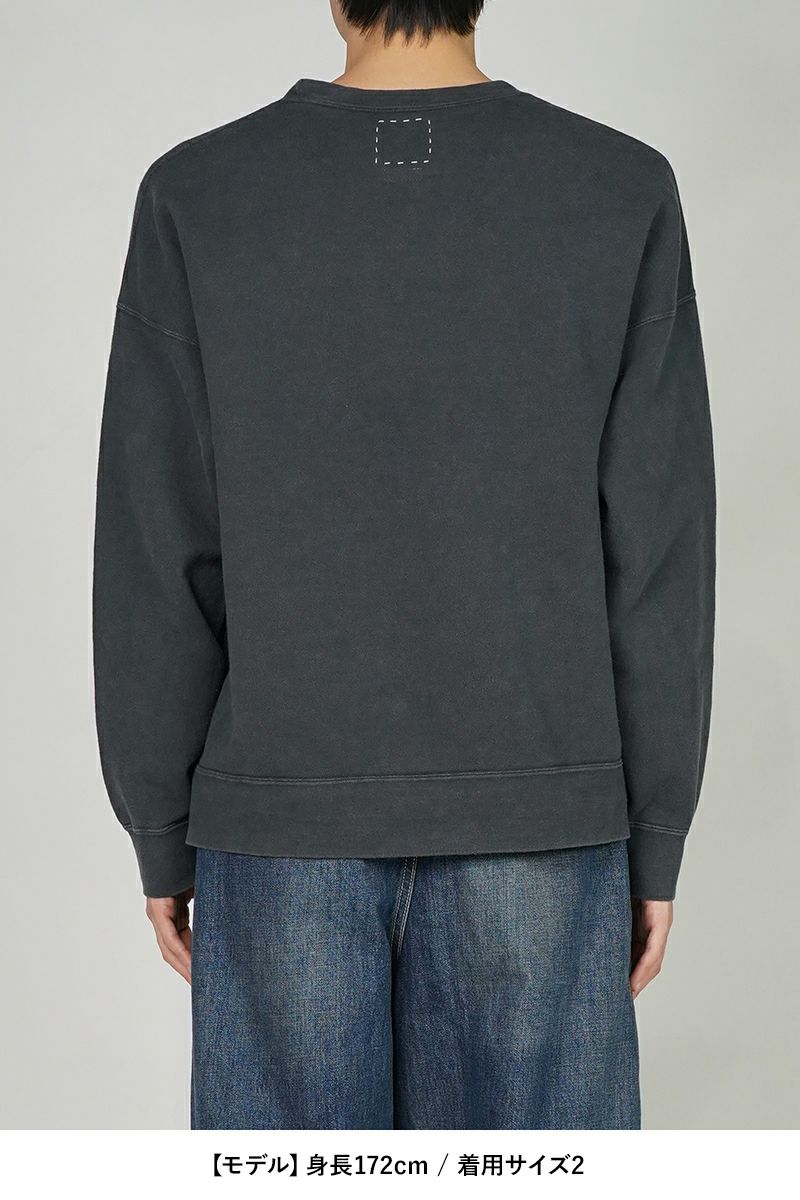 visvim(ビズビム)JUMBO SB SWEAT LS DMGD ジャンボスウェット長袖ダメージド 0125105010022 -9