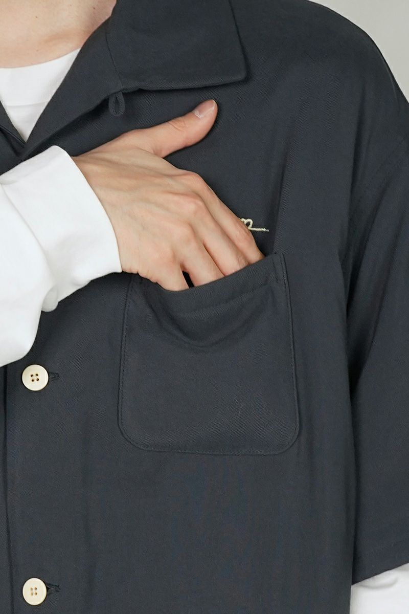 visvim(ビズビム)GRAYSON DOWN SS グレイソンダウン半袖シャツ 0125105011010 -4