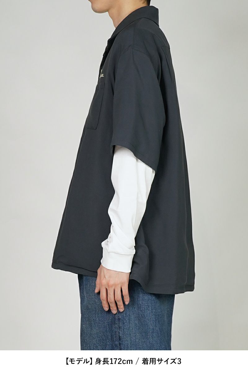 visvim(ビズビム)GRAYSON DOWN SS グレイソンダウン半袖シャツ 0125105011010 -9