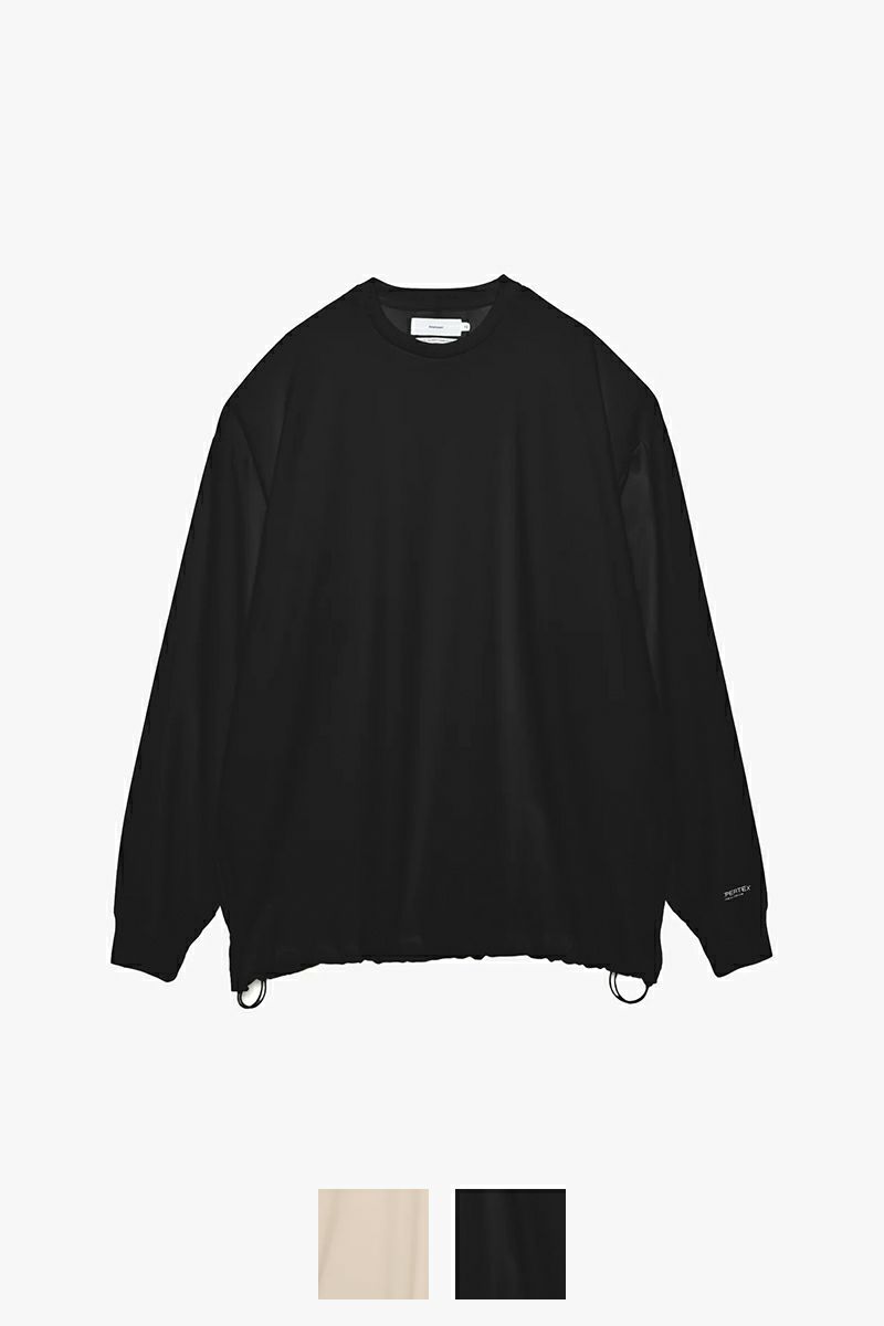 Graphpaper(グラフペーパー)PERTEX Equilibrium L/S Tech Pullover パーテックスエクイブリウム長袖テックプルオーバー GM251-70052