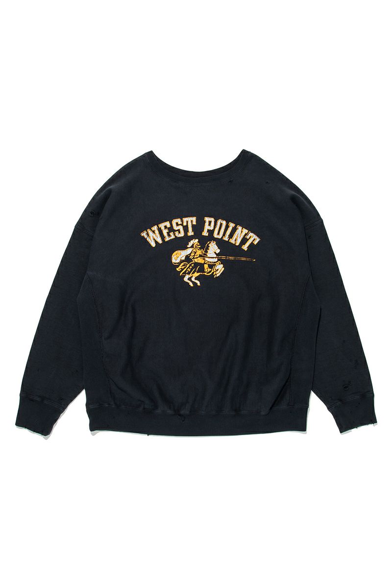 BOWWOW(バウワウ)WEST POINT SWEATSHIRT ウェストポイントスウェットシャツ BW251-WPSS