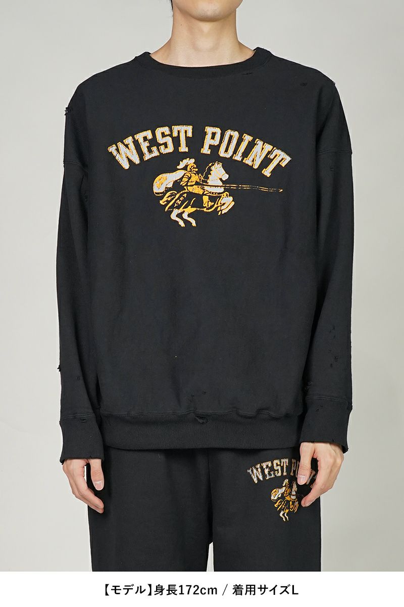 BOWWOW(バウワウ)WEST POINT SWEATSHIRT ウェストポイントスウェットシャツ BW251-WPSS -7