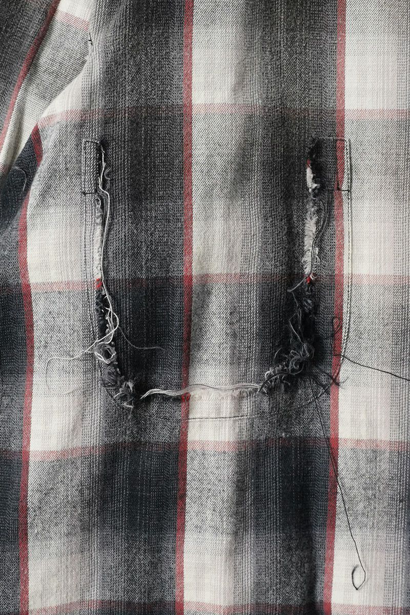 Maison MIHARA YASUHIRO(メゾン ミハラヤスヒロ)VINTAGE LIKE CHECK L/S SHIRTS ヴィンテージライクチェック長袖シャツ J14SH181 -18