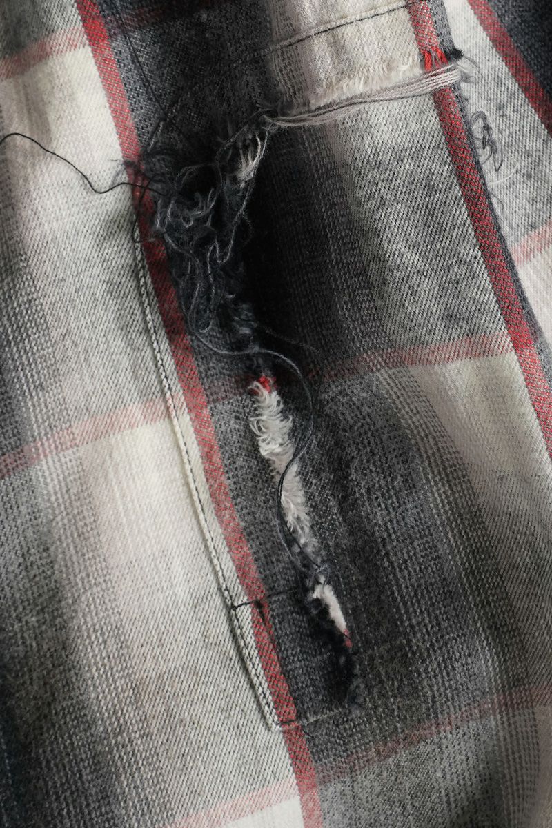 Maison MIHARA YASUHIRO(メゾン ミハラヤスヒロ)VINTAGE LIKE CHECK L/S SHIRTS ヴィンテージライクチェック長袖シャツ J14SH181 -25