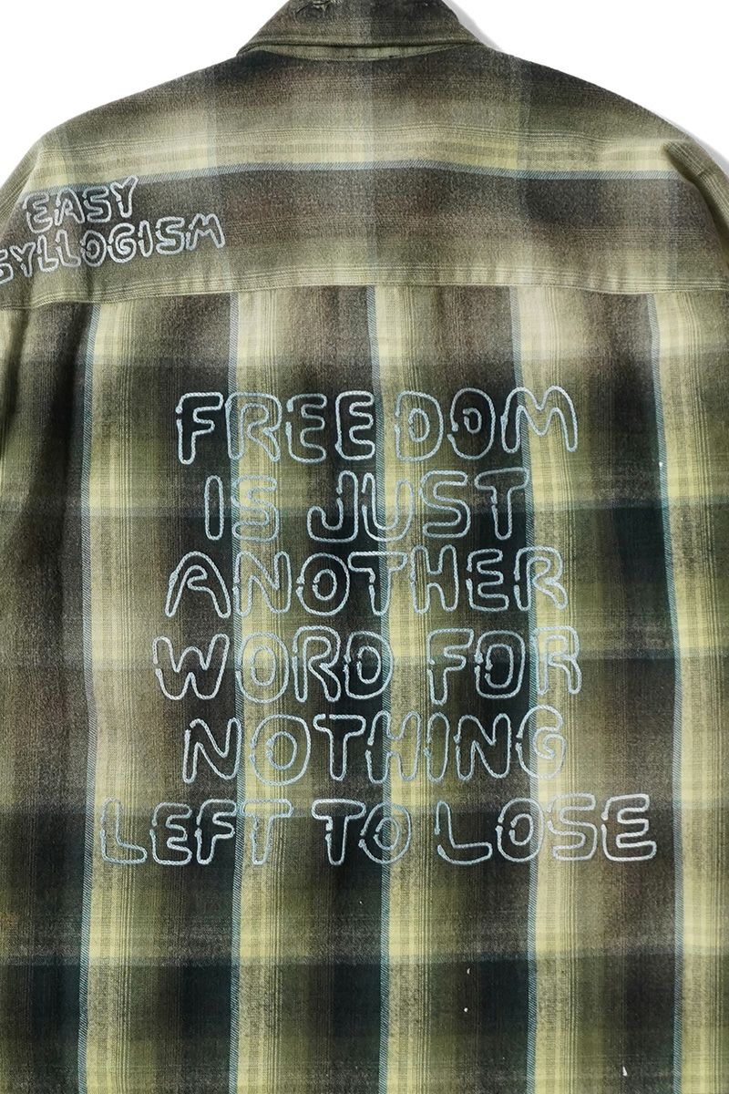 Maison MIHARA YASUHIRO(メゾン ミハラヤスヒロ)VINTAGE LIKE CHECK L/S SHIRTS ヴィンテージライクチェック長袖シャツ J14SH181 -31