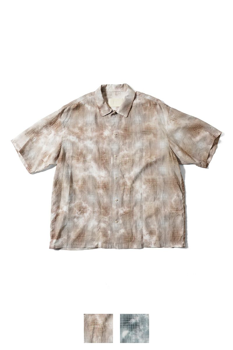 INNAT(インアット)OMBRE CHECK S/S SHIRT オンブレチェック半袖シャツ INNAT07-S03