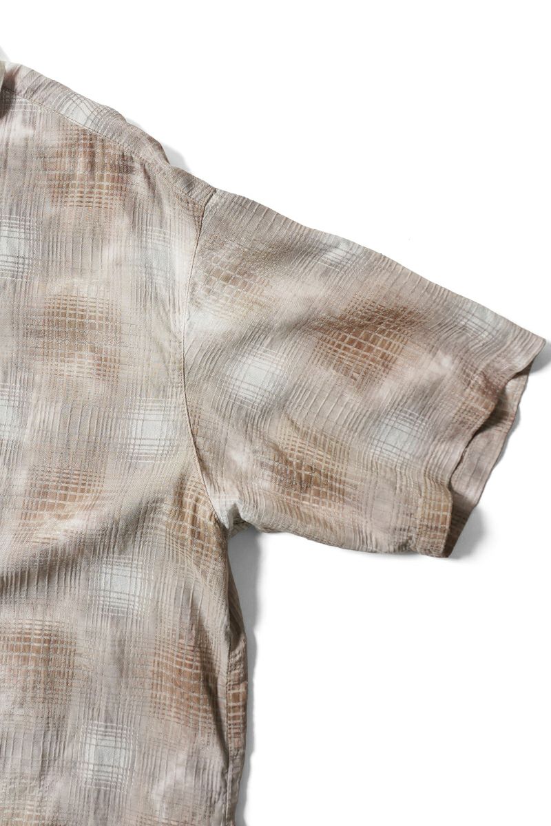 INNAT(インアット)OMBRE CHECK S/S SHIRT オンブレチェック半袖シャツ INNAT07-S03 -17