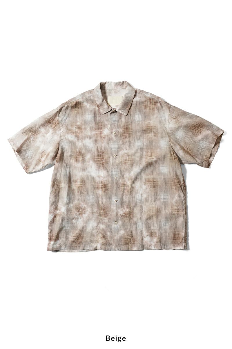 INNAT(インアット)OMBRE CHECK S/S SHIRT オンブレチェック半袖シャツ INNAT07-S03 -21