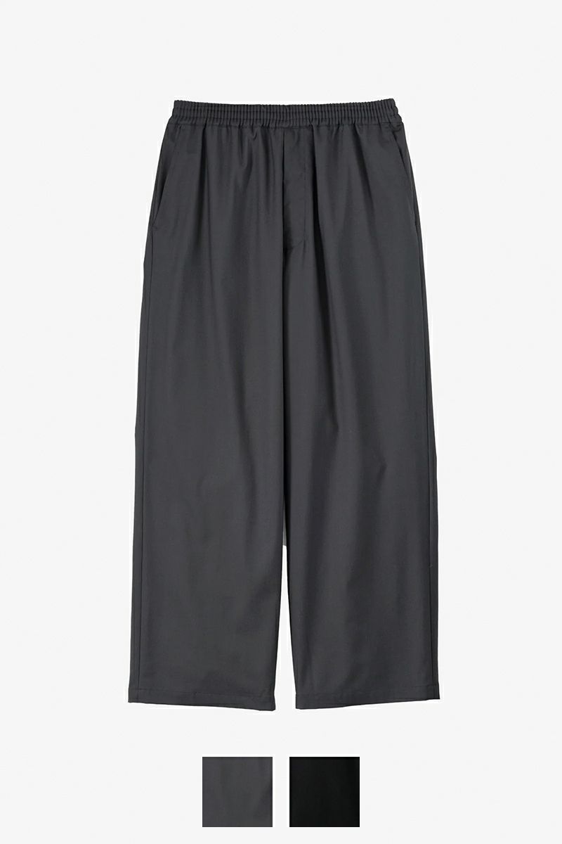 Graphpaper(グラフペーパー)Extra Fine Wool Easy Wide Pants エクストラファインウールイージーワイドパンツ GM251-40093B