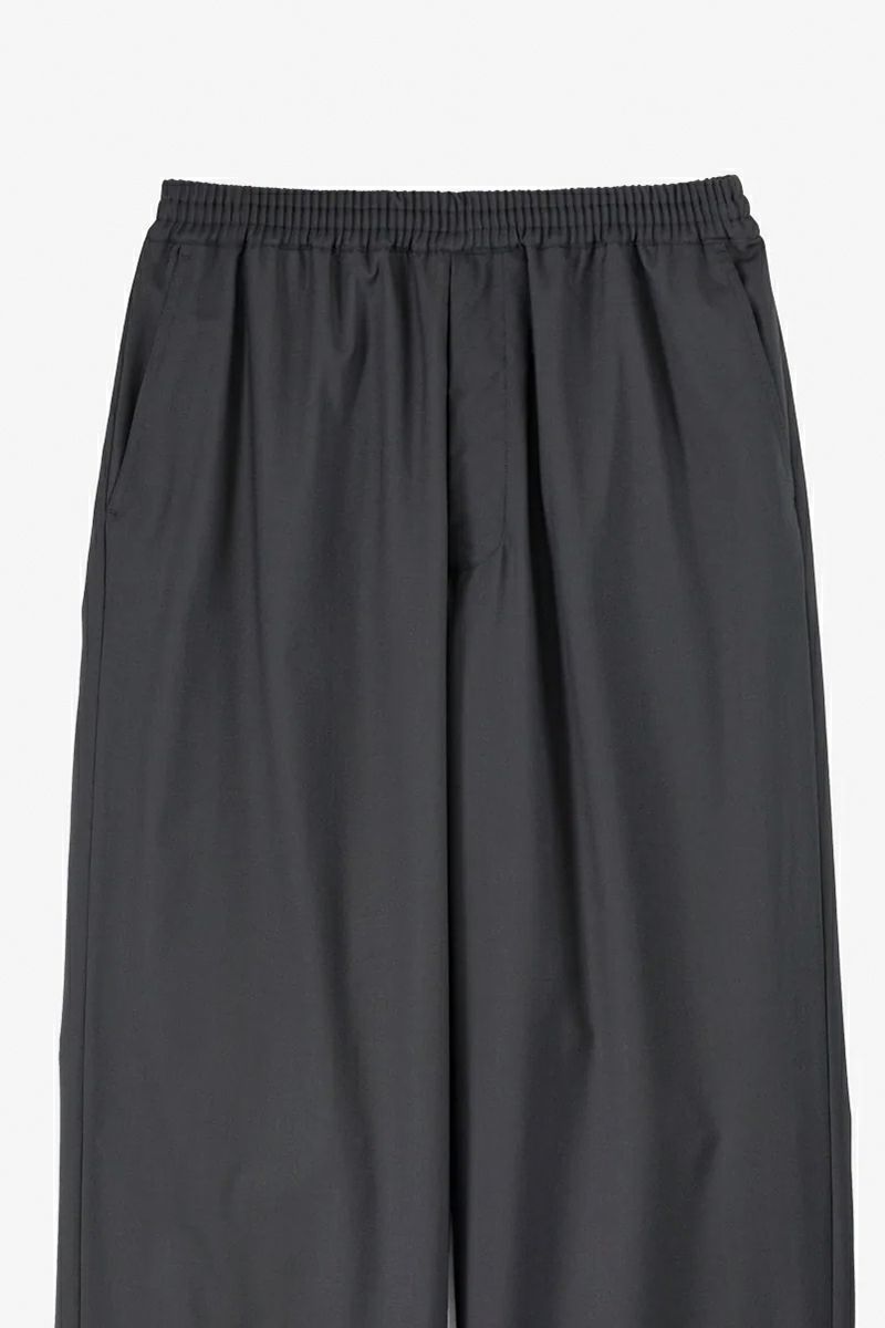 Graphpaper(グラフペーパー)Extra Fine Wool Easy Wide Pants エクストラファインウールイージーワイドパンツ GM251-40093B -1