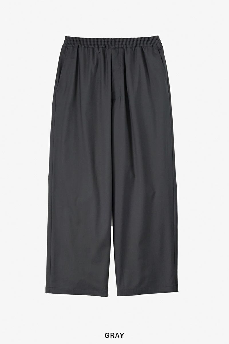 Graphpaper(グラフペーパー)Extra Fine Wool Easy Wide Pants エクストラファインウールイージーワイドパンツ GM251-40093B -3
