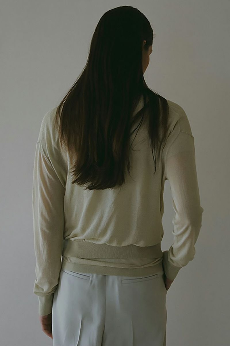 ETRE TOKYO(エトレトウキョウ)シアーポロニットプルオーバー 1225211058 -8