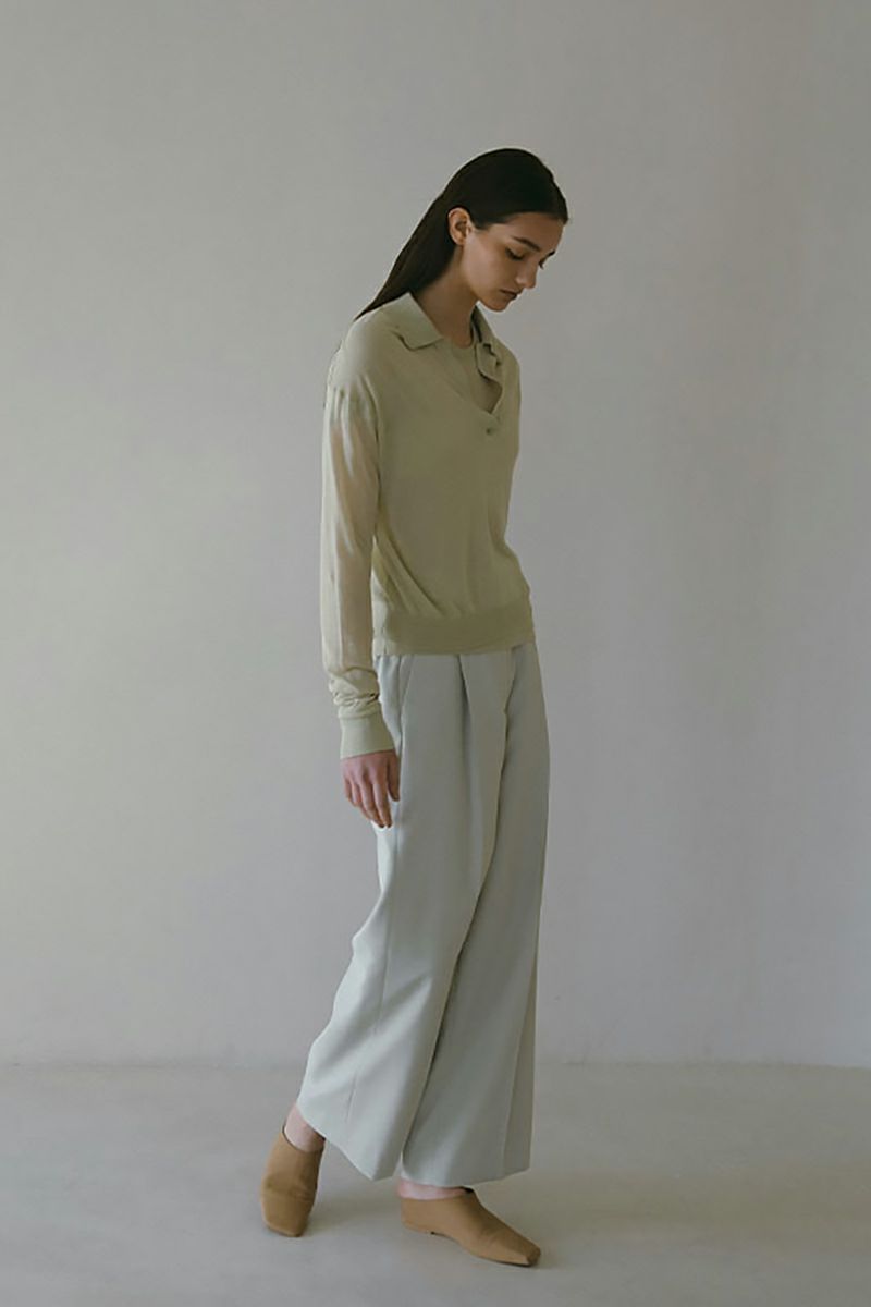 ETRE TOKYO(エトレトウキョウ)シアーポロニットプルオーバー 1225211058 -11