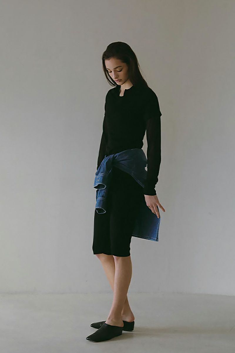 ETRE TOKYO(エトレトウキョウ)シアーポロニットプルオーバー 1225211058 -16