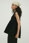 CLANE(クラネ)SQUARE SLEEVE GATHER KNIT TOPS スクエアスリーブギャザーニットトップス 18106-2132 -3