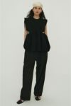 CLANE(クラネ)SQUARE SLEEVE GATHER KNIT TOPS スクエアスリーブギャザーニットトップス 18106-2132 -5