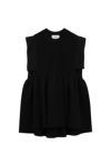 CLANE(クラネ)SQUARE SLEEVE GATHER KNIT TOPS スクエアスリーブギャザーニットトップス 18106-2132 -9