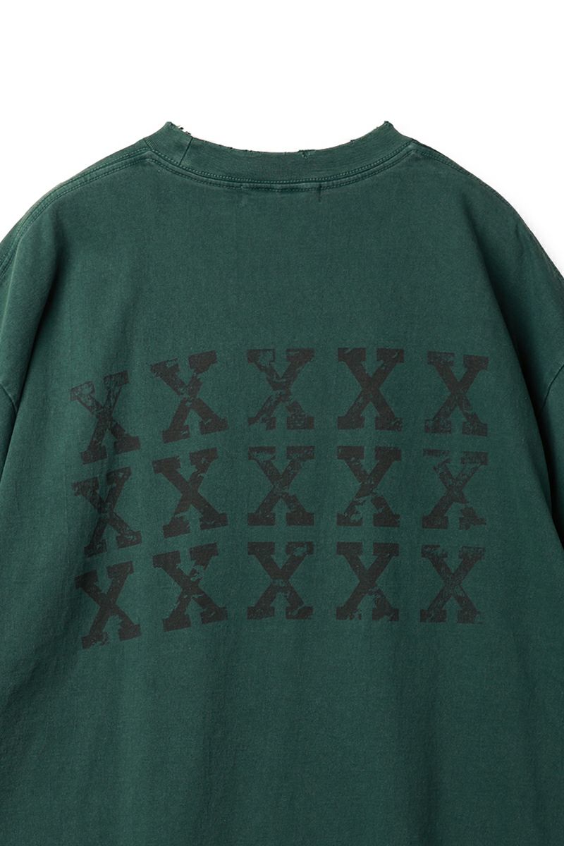 JieDa(ジエダ)XXXXX DAMAGE PIGMENT TEE ダメージピグメントTシャツ Jie-25S-CT13-B -17