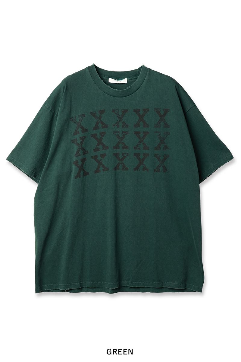 JieDa(ジエダ)XXXXX DAMAGE PIGMENT TEE ダメージピグメントTシャツ Jie-25S-CT13-B -20