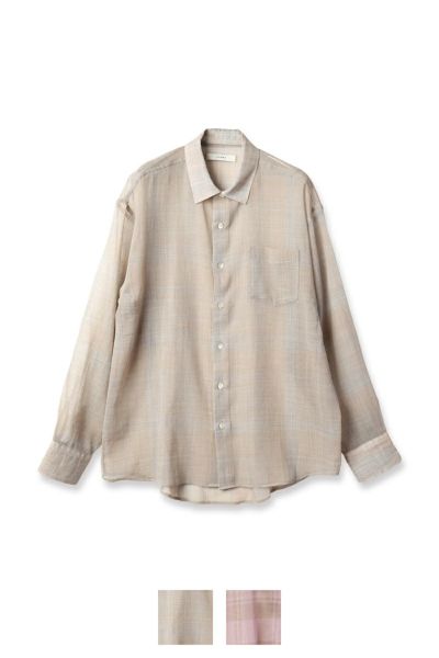 JieDa(ジエダ)CHECK SHIRT チェックシャツ Jie-25S-SH02-A