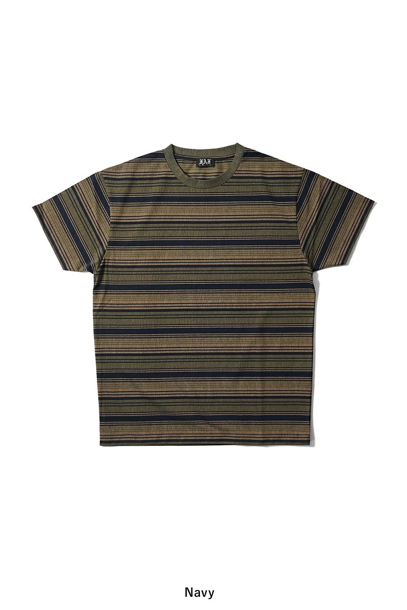 FAF(エフエーエフ)Cracked Stripe Tee クラックストライプTシャツ 003121702 -23