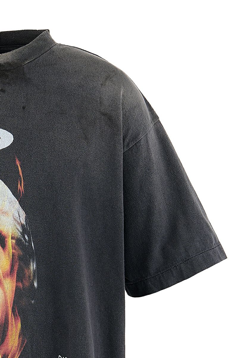 SAINT Mxxxxxx(セントマイケル)；SM-HR8-0000-002 / SS TEE / DEVIL DADDY / BLACK Tシャツ；04