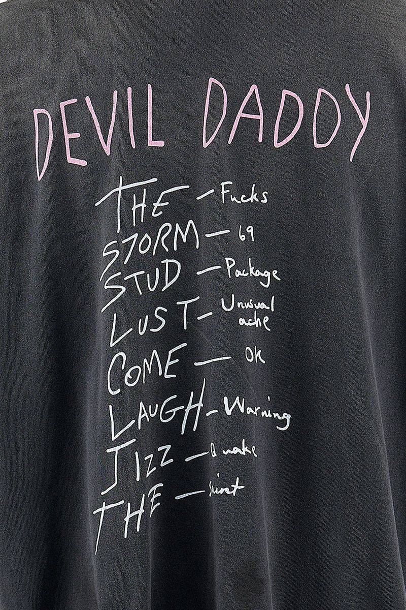 SAINT Mxxxxxx(セントマイケル)；SM-HR8-0000-002 / SS TEE / DEVIL DADDY / BLACK Tシャツ；05
