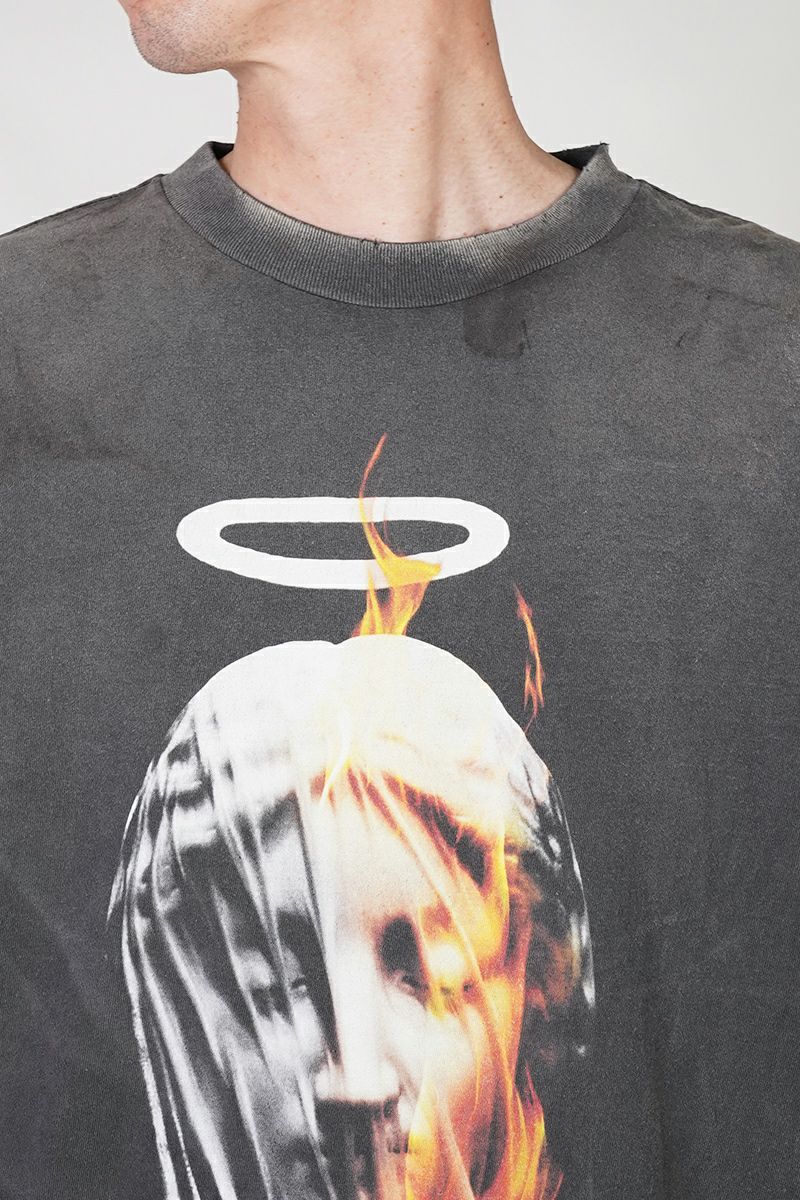 SAINT Mxxxxxx(セントマイケル)SM-HR8-0000-002 / SS TEE / DEVIL DADDY / BLACK Tシャツ