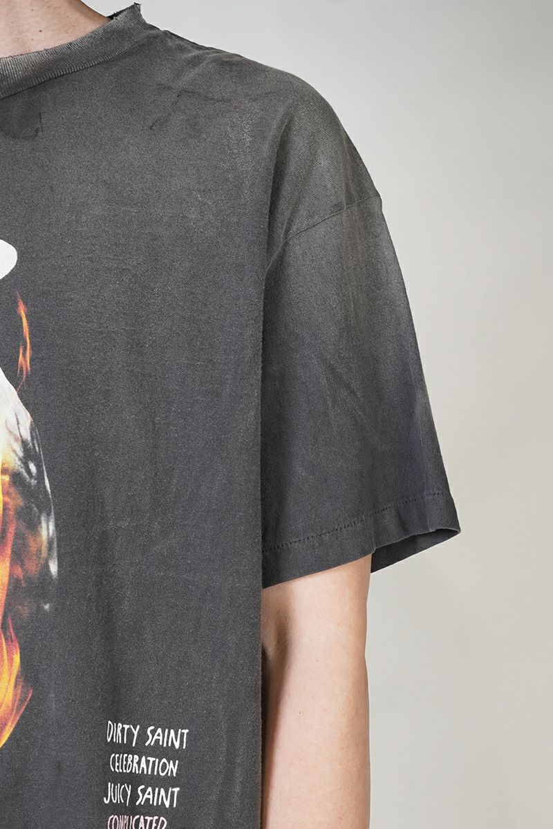 SAINT Mxxxxxx(セントマイケル)SM-HR8-0000-002 / SS TEE / DEVIL DADDY / BLACK Tシャツ