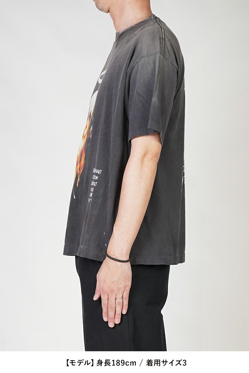 SAINT Mxxxxxx(セントマイケル)SM-HR8-0000-002 / SS TEE / DEVIL DADDY / BLACK Tシャツ