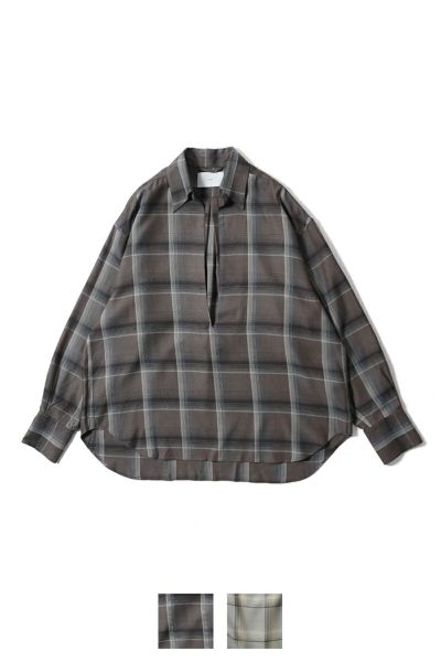 SUGARHILL(シュガーヒル)OMBRE SKIPPER BLOUSE オンブレスキッパーブラウス 2541000510