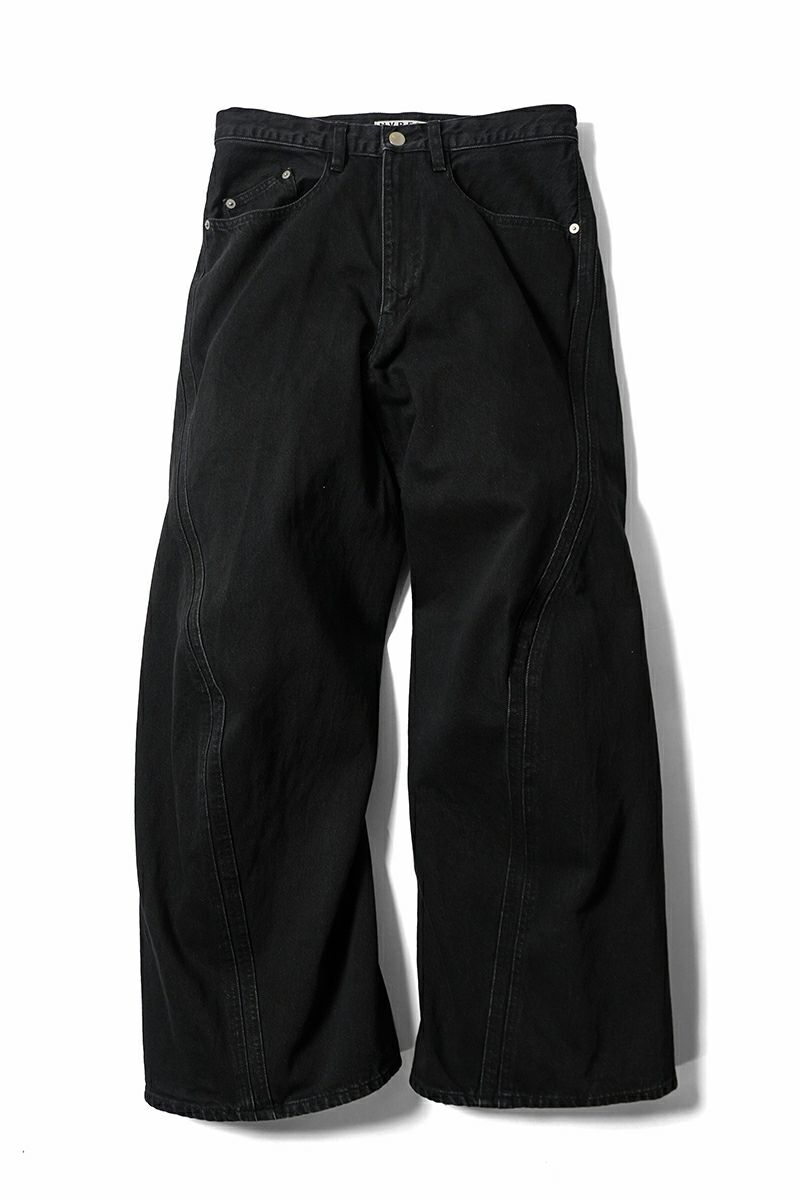 NVRFRGT(ネバーフォーゲット)3D TWISTED WIDE LEG JEANS 3Dツイステッドワイドレッグジーンズ NF251P14C -4