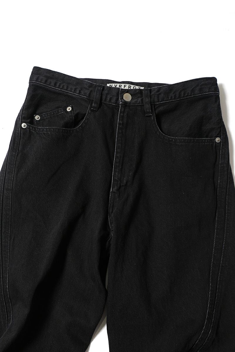 NVRFRGT(ネバーフォーゲット)3D TWISTED WIDE LEG JEANS 3Dツイステッドワイドレッグジーンズ NF251P14C -6