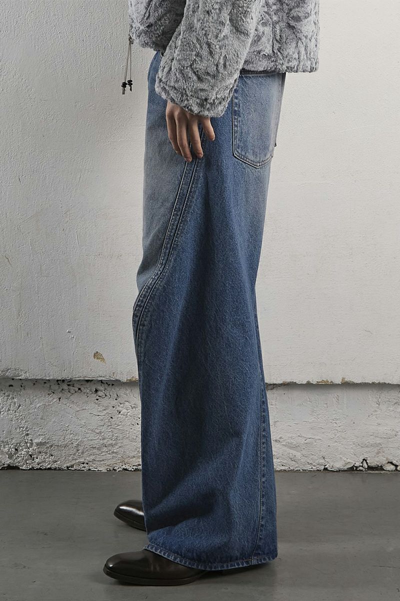 NVRFRGT(ネバーフォーゲット)3D TWISTED WIDE LEG JEANS 3Dツイステッドワイドレッグジーンズ NF251P14B -2