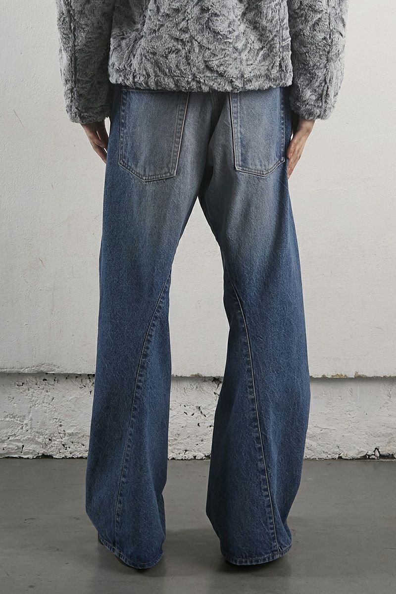 NVRFRGT(ネバーフォーゲット)3D TWISTED WIDE LEG JEANS 3Dツイステッドワイドレッグジーンズ NF251P14B -3